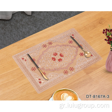 Τοποθετήστε το χαλί Felt Plate PVC Dinning Table Mats